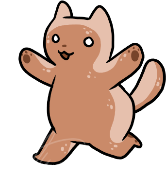 Rye Bread Cat - Digital Art (400x400)