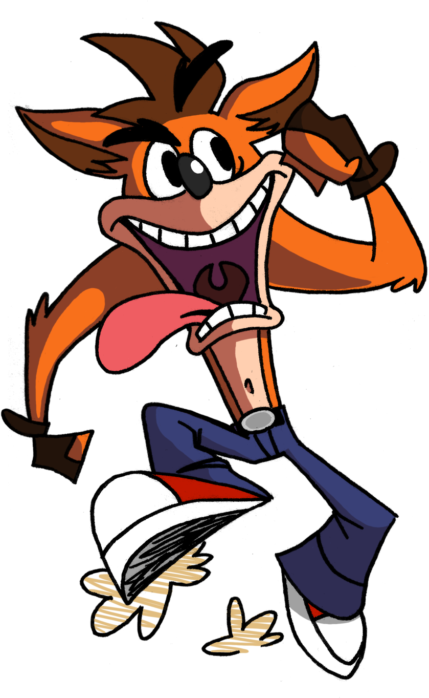 Http - //dovahnightmare - Tumblr - - Crash Bandicoot Fan Art Png (1280x1707)
