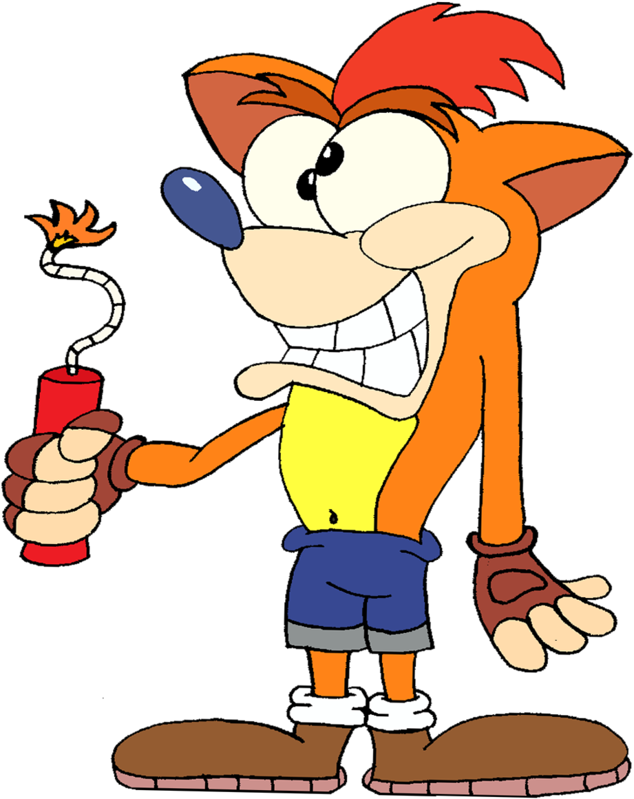 Crash Bandicoot By The Man Of Tomorrow - Crash Bandicoot Cartoon Lyrics (1024x1205)