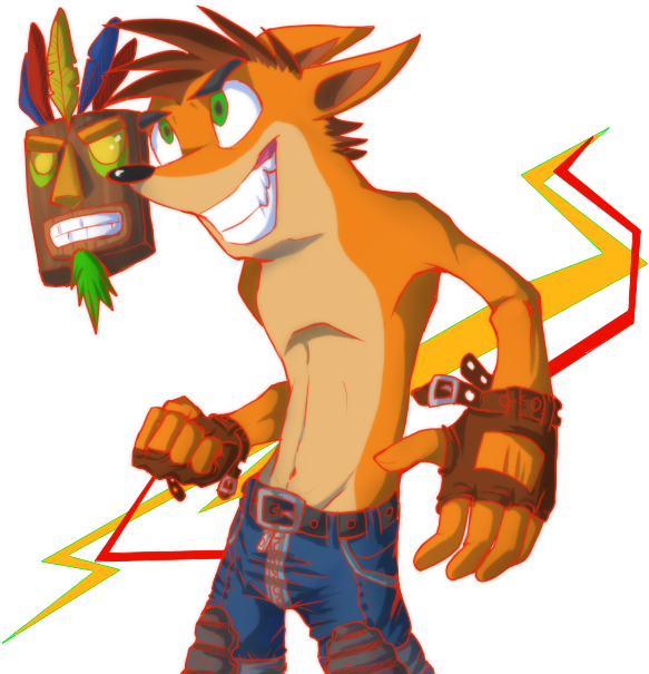 Crash By Gcoyote - Crash Bandicoot Fan Art (647x616)