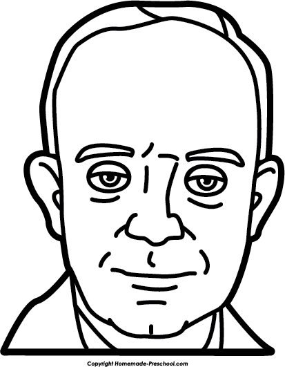 Click To Save Image - Dwight D Eisenhower Clip Art (413x531)