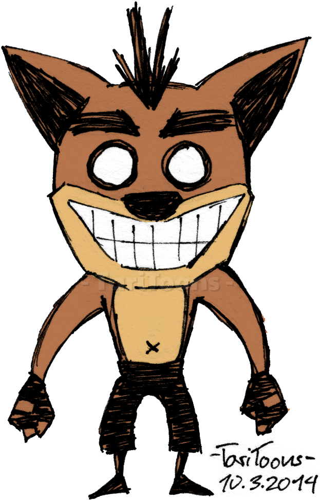 Crash Bandicoot By Taritoons - Don T Starve Crash Bandicoot (676x1000)