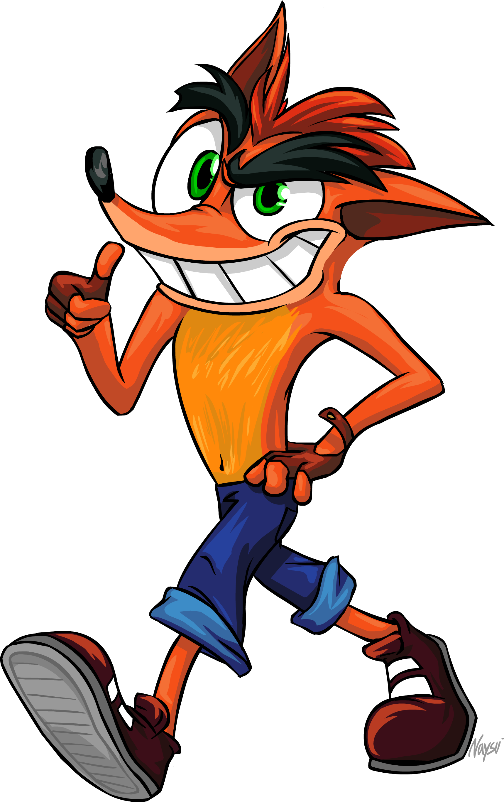 Comission By Naysu Crash Bandicoot - Crash Bandicoot Crash (1718x2733)