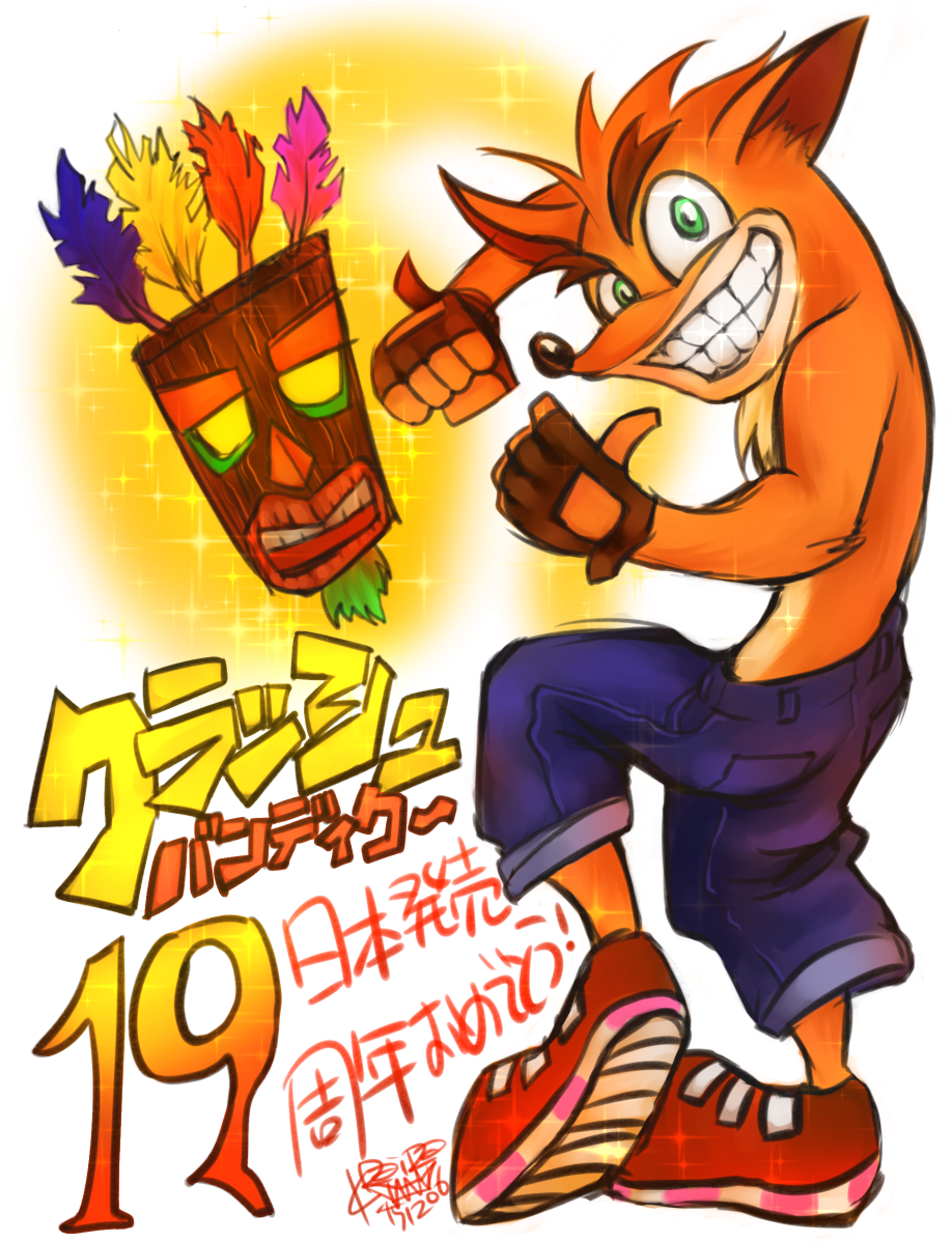 Crash Bandicoot 19th In Japan By Raira-k - Crash Bandicoot (920x1226)