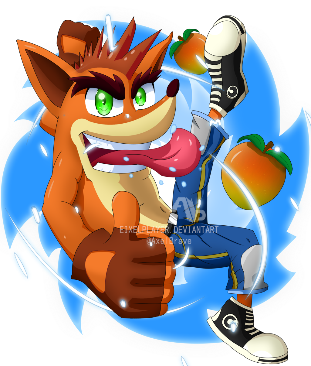 Cmsn Crash Bandicoot ~ Twinsanity By Ax3lbravo - Cartoon (1024x1229)