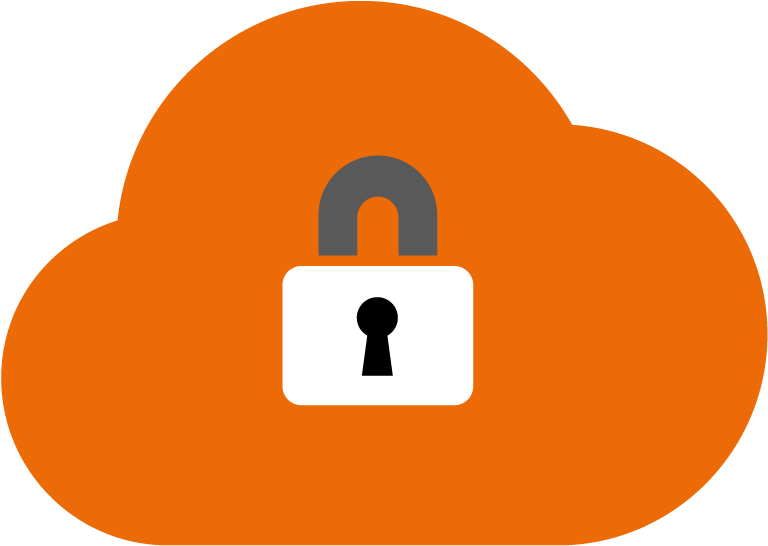 All Your Content Is Encrypted And You Are In Full Control - Icon Lock Cloud Png (822x552)