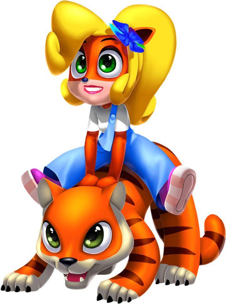 Coco Bandicoot - Crash Bandicoot Coco Tiger (787x1015)
