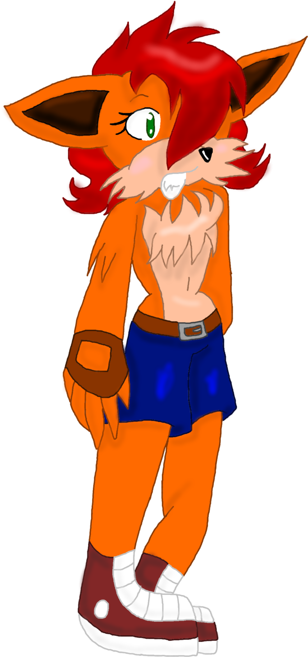 Crash Bandicoot By Skylartourai - Crash Bandicoot And Rainbow Dash (1024x1371)