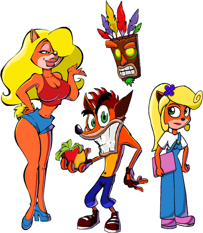 Crash - Tawna And Crash Bandicoot (1024x1170)