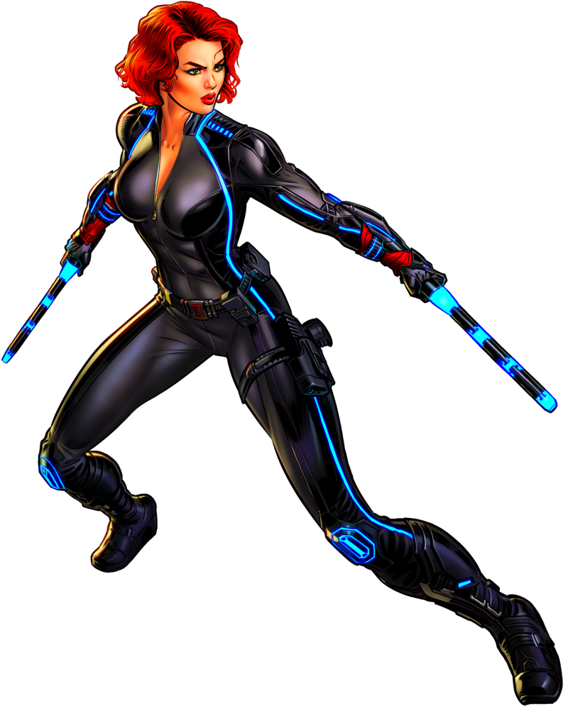28 Collection Of Black Widow Superhero Clipart - Marvel Avengers Alliance 2 Black Widow (797x1003)