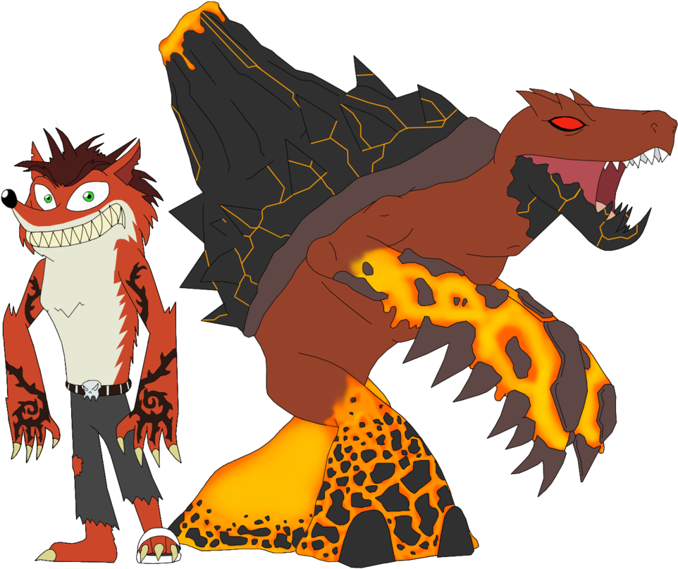 Evil Crash By Rizegreymon22 Bandiverse - Crash Bandicoot Evil Mask (1024x856)