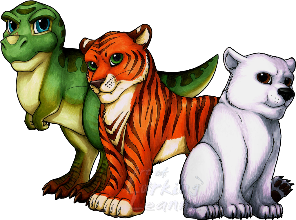 Polar Pura And Baby T By Lurking-leanne - Polar Pura And Baby T By Lurking-leanne (1040x765)