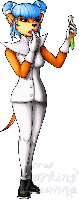 Megumi Bandicoot By Lurking-leanne - Crash Bandicoot Megumi (368x848)