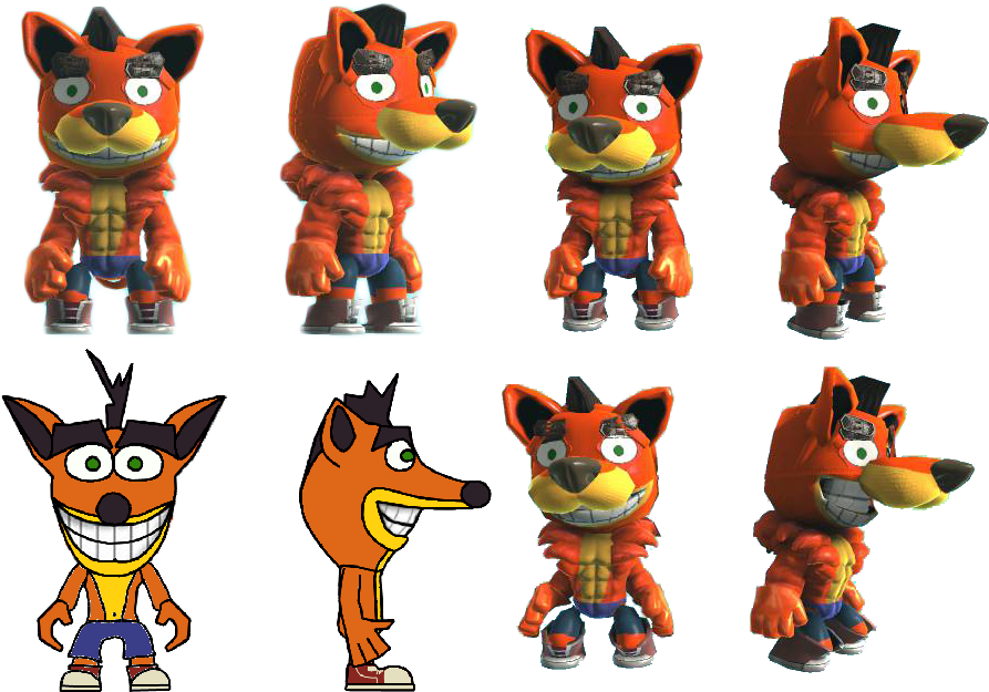 Crash Bandicoot [made In Lbp] By Eternalreflux - Crash Bandicoot Little Big Planet (946x657)