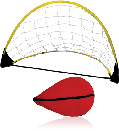 Iaaf Approved Goal Posts Pop Up Goal Track & Field - Net (384x421)