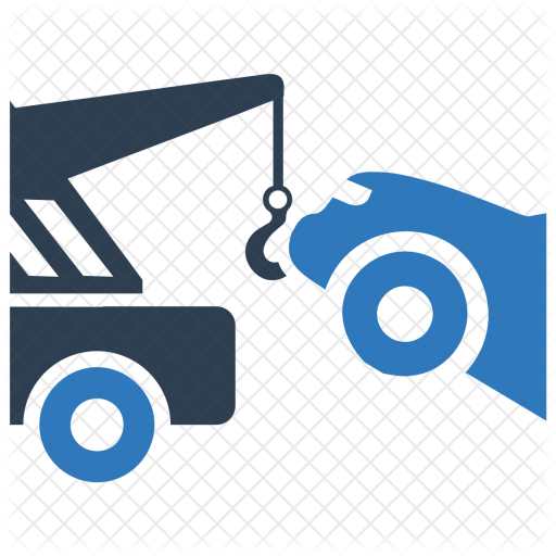 Tow, Truck, Car, Lifting, Vehicle Icon - Towing (512x512)