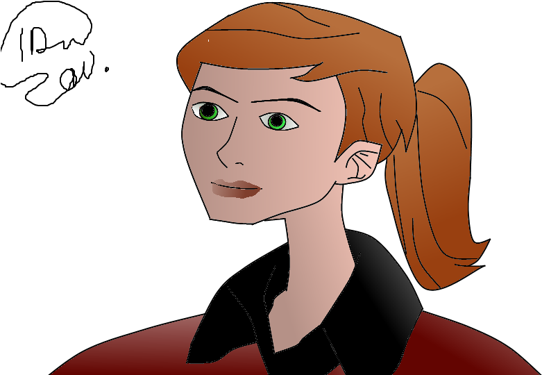 Gwen Tennyson Drew Gardner - Cartoon (800x600)
