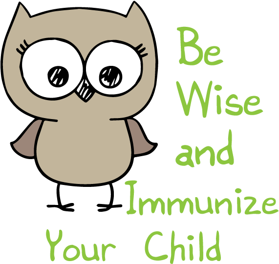 Be Wise And Immunize Your Child - Clip Art Immunization Child (600x600)