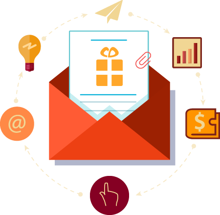 E-mail Marketing Services - Email Marketing Icon Png (450x440)
