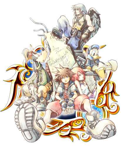 Key Art - Kingdom Hearts Official Art (412x497)