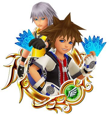 Kingdom Hearts Union Χ[cross] - Sora And Riku Ex (362x380)