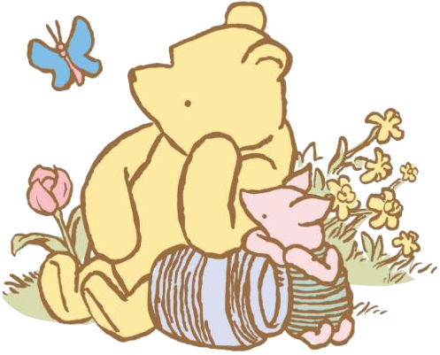 Butterfly Clipart Winnie The Pooh - Posters De Winnie The Pooh (511x409)