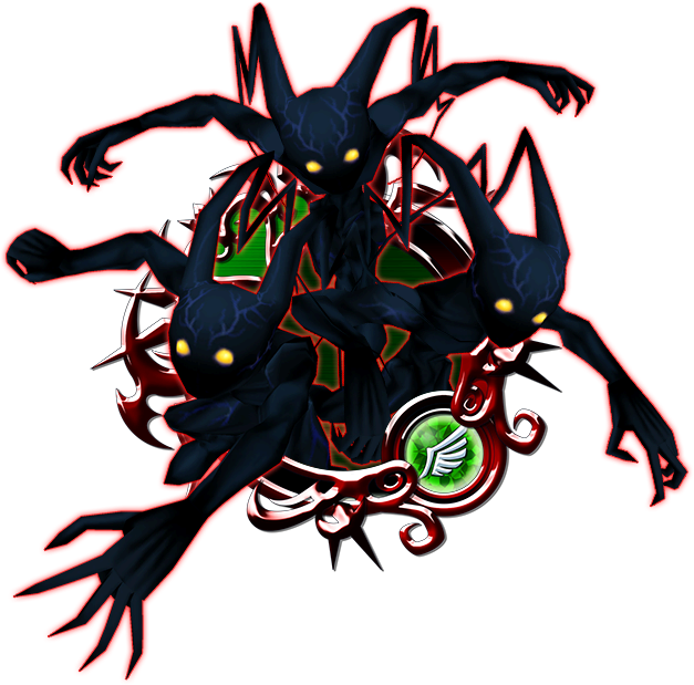 Kingdom Hearts Χ Kingdom Hearts Final Mix Kingdom Hearts - Kingdom Hearts Neoshadow Heartless (627x619)