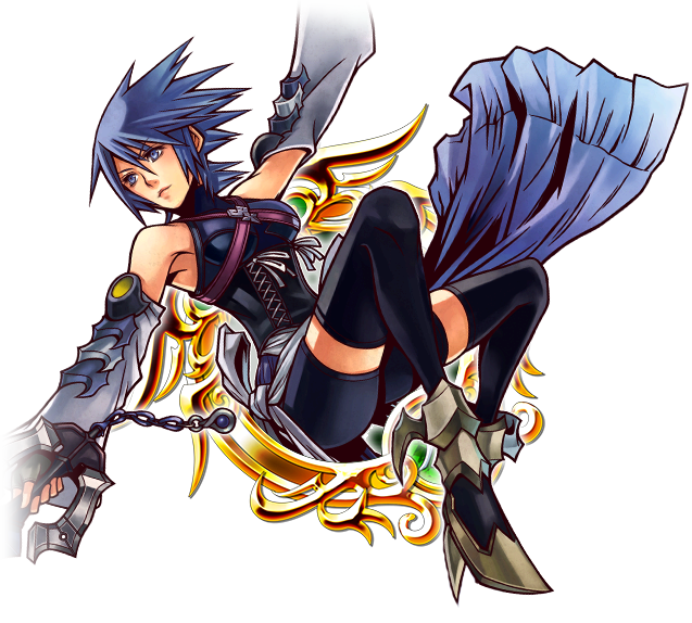 Illustrated Aqua B - Kingdom Hearts Birth By Sleep (637x574)