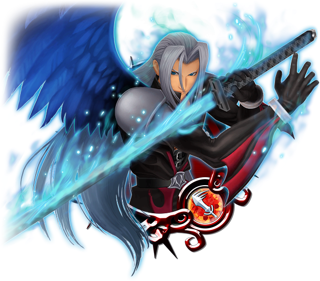 Kingdom Hearts Ii An Unsurpassed Swordsman Once Revered - Kingdom Hearts Union X Sephiroth Ex (638x560)
