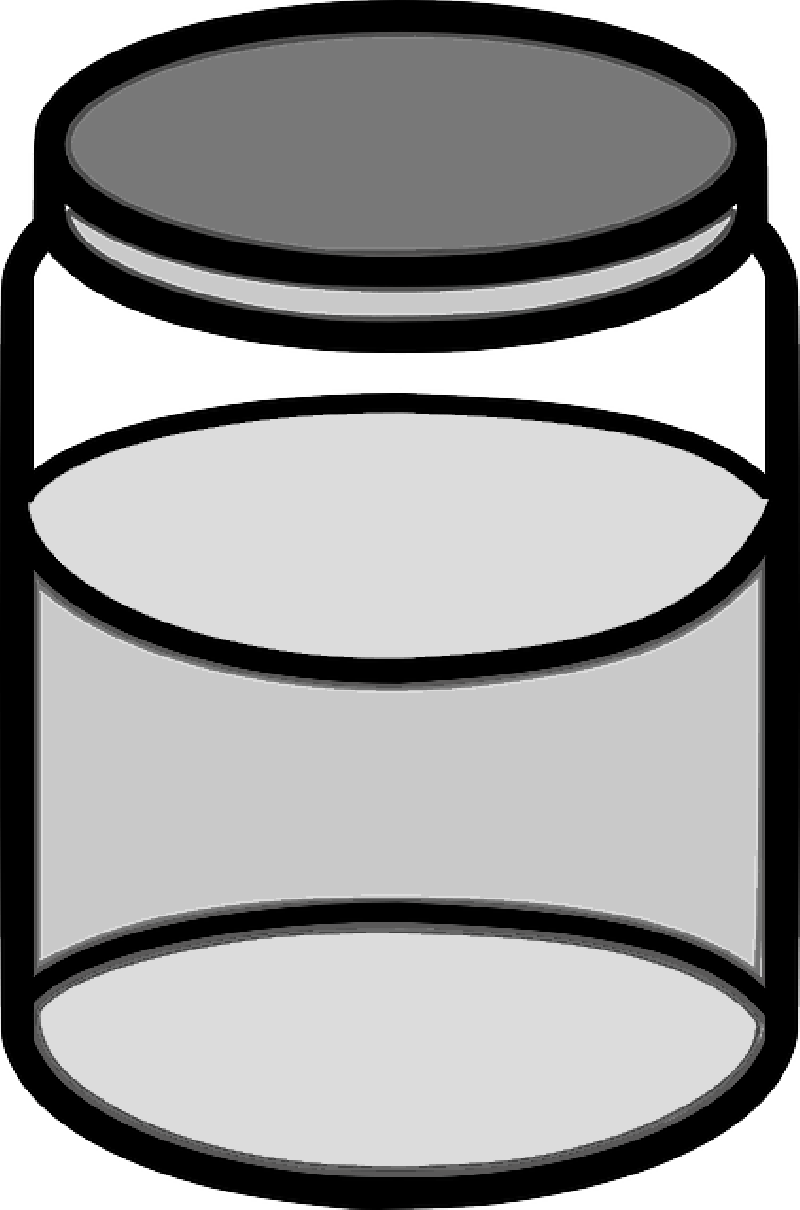 Honey, Food, Glass, Jar, Liquid - Clip Art (800x1210)