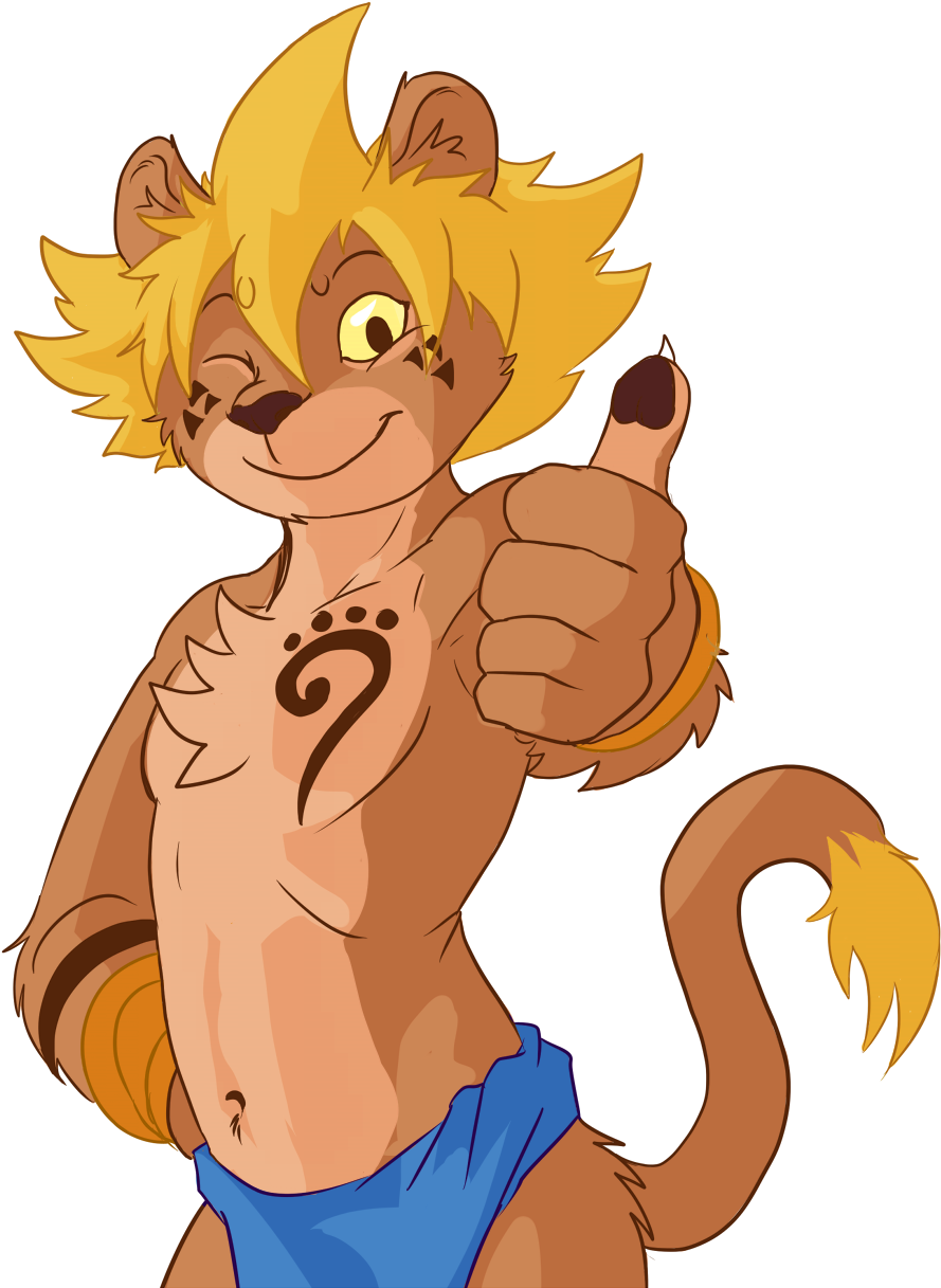 Lion Mammal Furry Fandom Big Cat Anthropomorphism - Mammal (1000x1222)