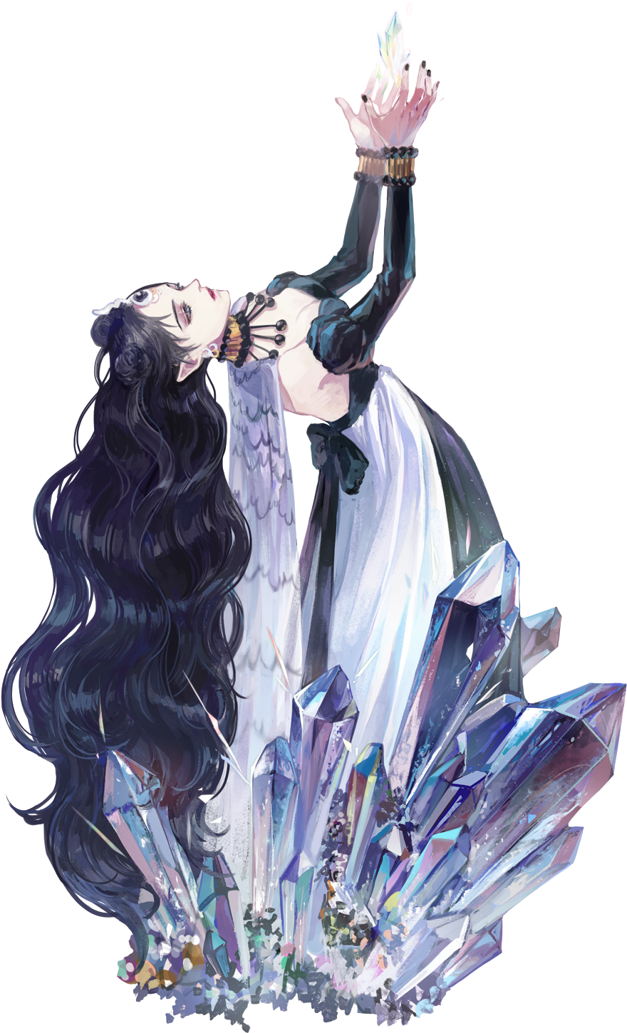 Queen Nehelenia - Sailor Moon Character Villain Hair (900x1449)