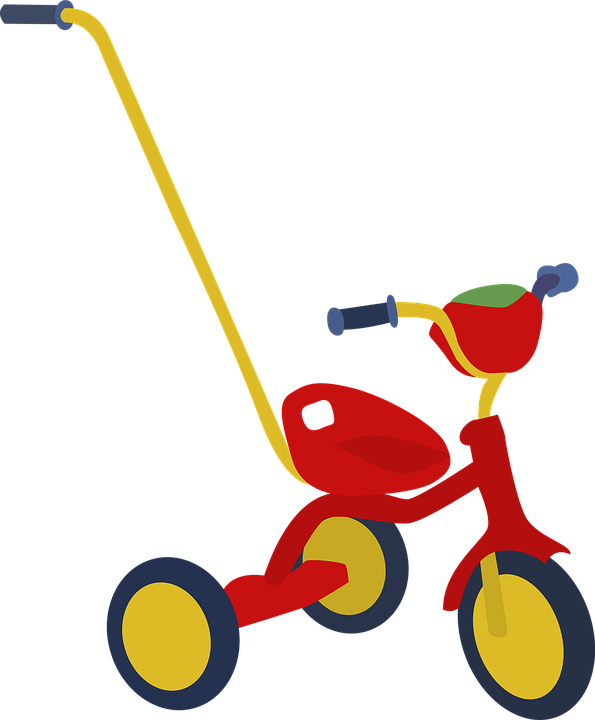Tricycle, Bicycle, Kid, Toy, Toddler, Safe, Active - Tricycle I Love Bicycle Toys 70's Preschool Teacher (595x720)