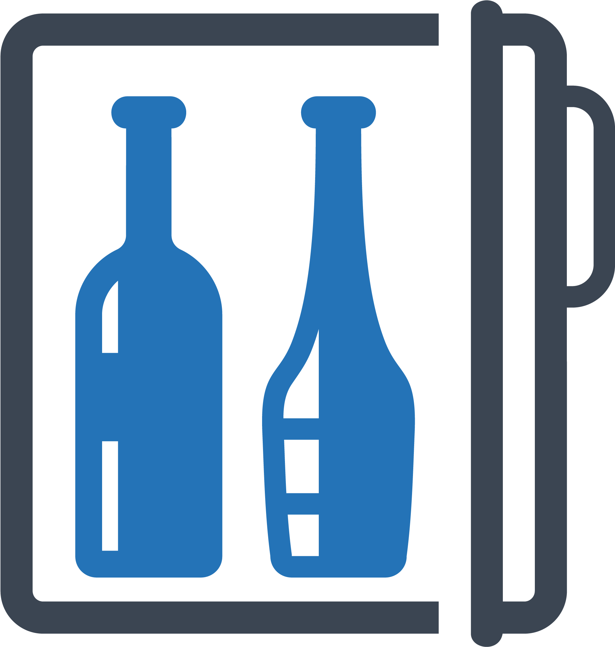 Minibar Room Hotel Icon - Bottle (2869x2500)