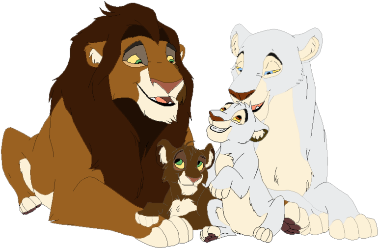 Lion Tiger Family Art Mammal - The Lion King (900x581)
