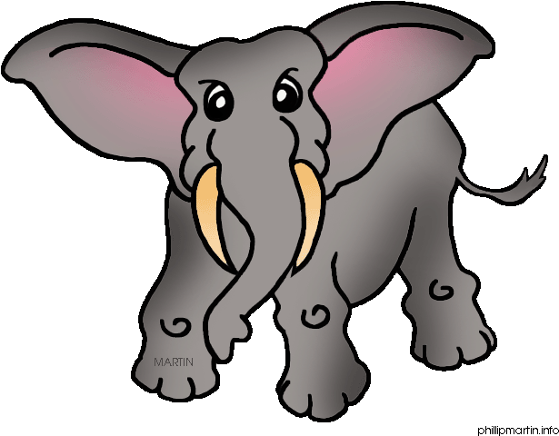 Mammal Clipart Eliphant - Clip Art Pictures Of Animals (648x512)