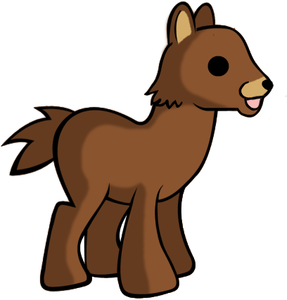 Pony Horse Mammal Vertebrate Pony Horse Like Mammal - Pedobear Pony (408x426)