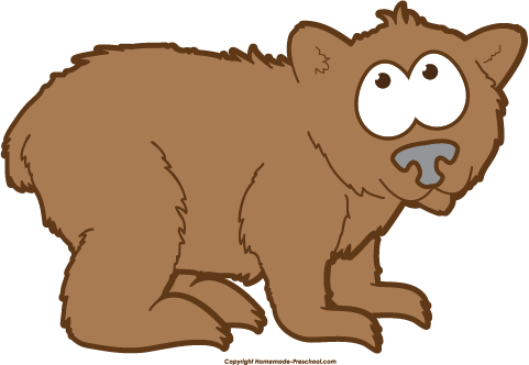 Mammal Clipart Camping - Cartoon (481x332)
