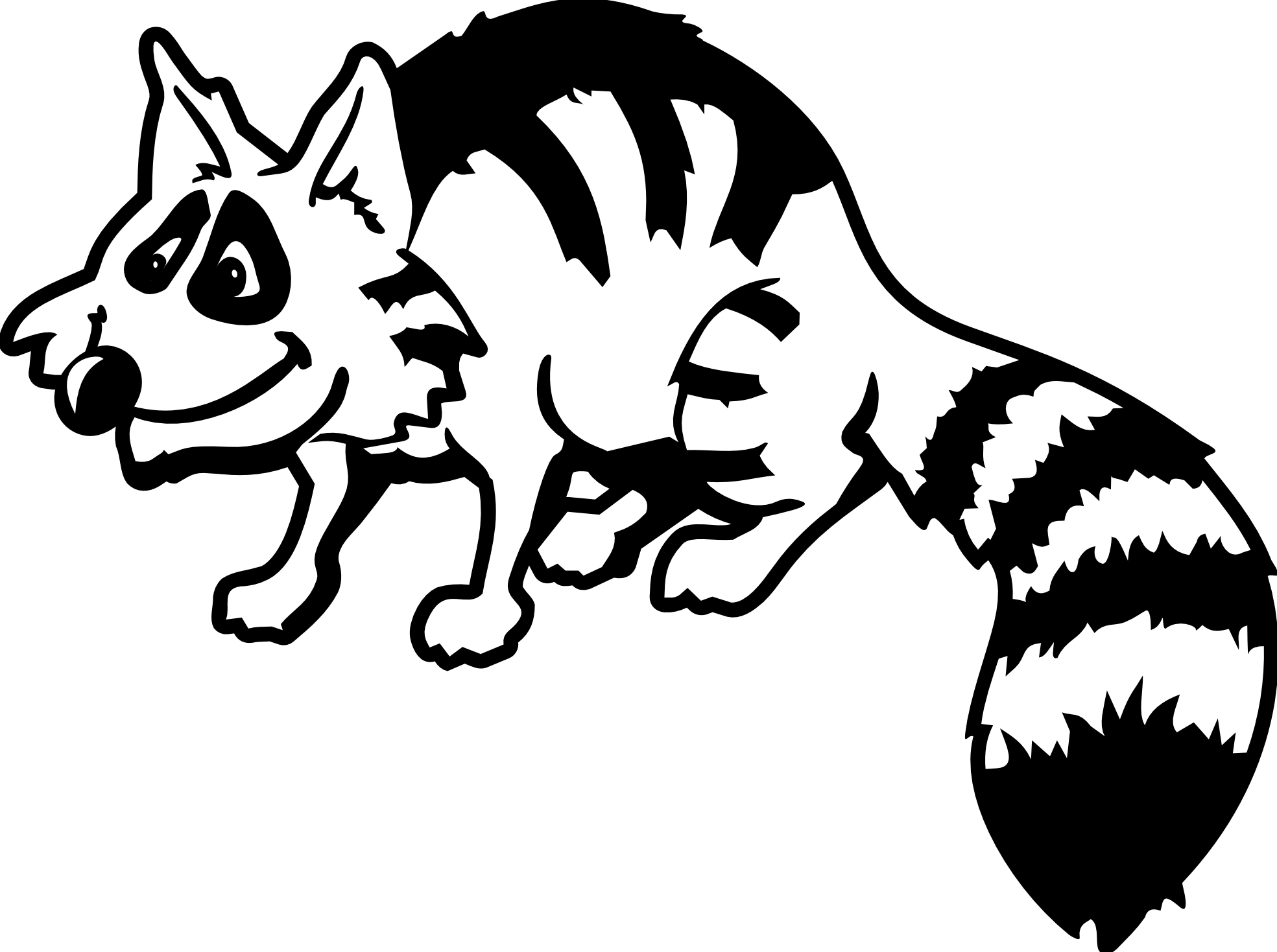 Clipart Info - Clipart Black And White Tail (1969x1469)