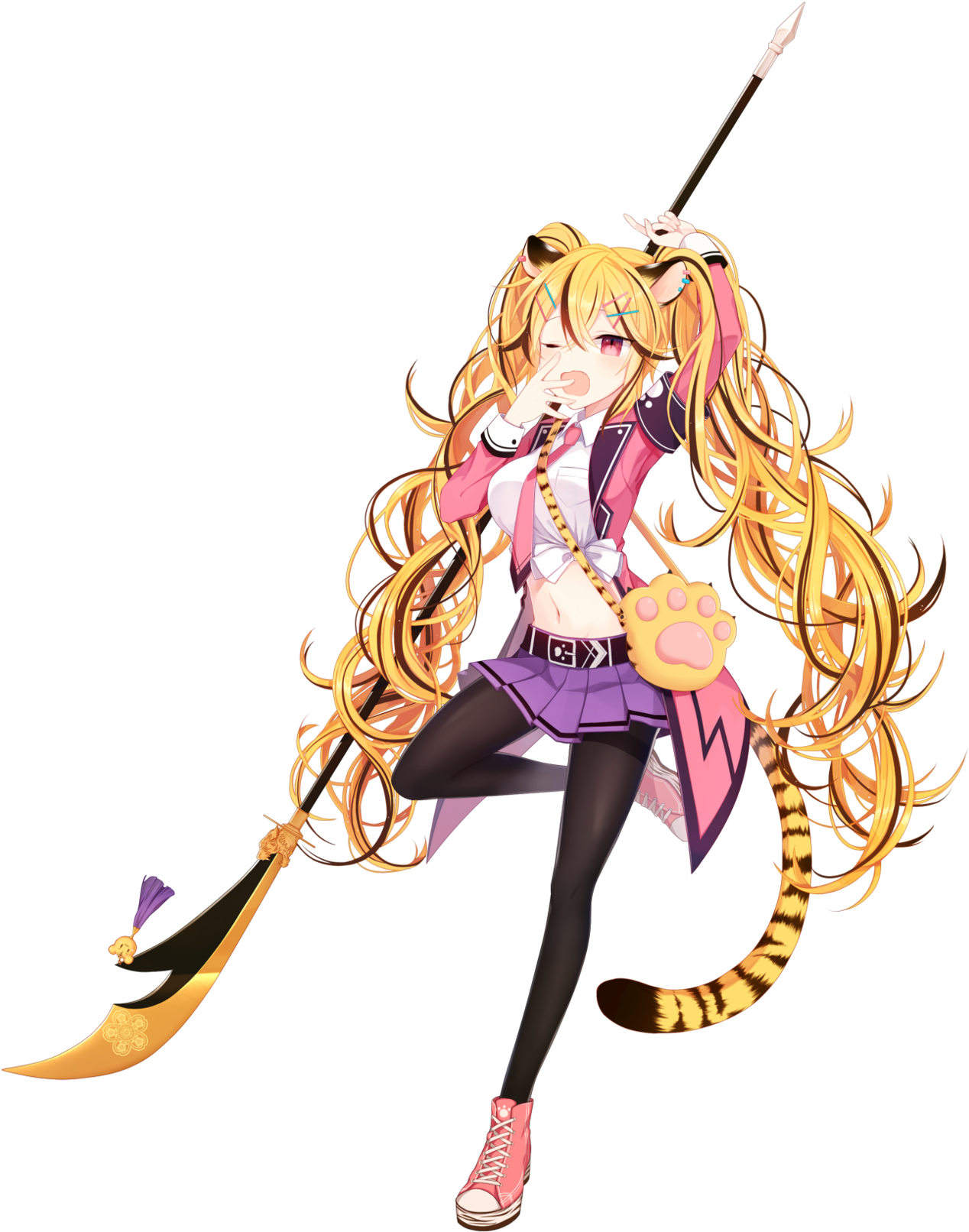 Tiger Girl By Ditdydit Tiger Girl By Ditdydit - Cartoon (1280x1637)