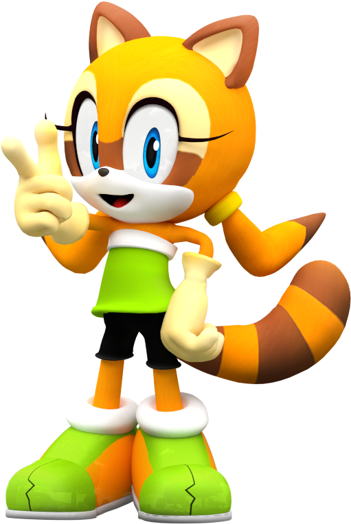 Marine The Racoon - Sonic The Hedgehog Marine (600x900)