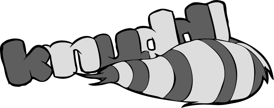 Knuddl Racoon Illustration - Knuddl Racoon Illustration (881x347)