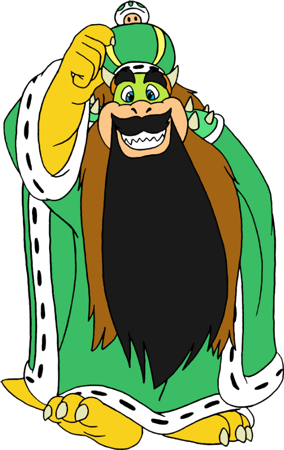 King Koopa Luigi By Thieviusracoonus - Luigi (616x909)
