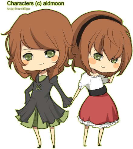 Blinking Chibi Commish By Calvariae - Cartoon (482x534)