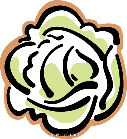 Head Of Lettuce, Lettuce Royalty Free Vector Clip Art - Bread (439x480)