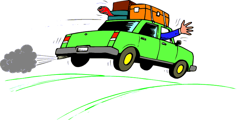 Location/directions - Car Driving On Road Clipart (799x404)