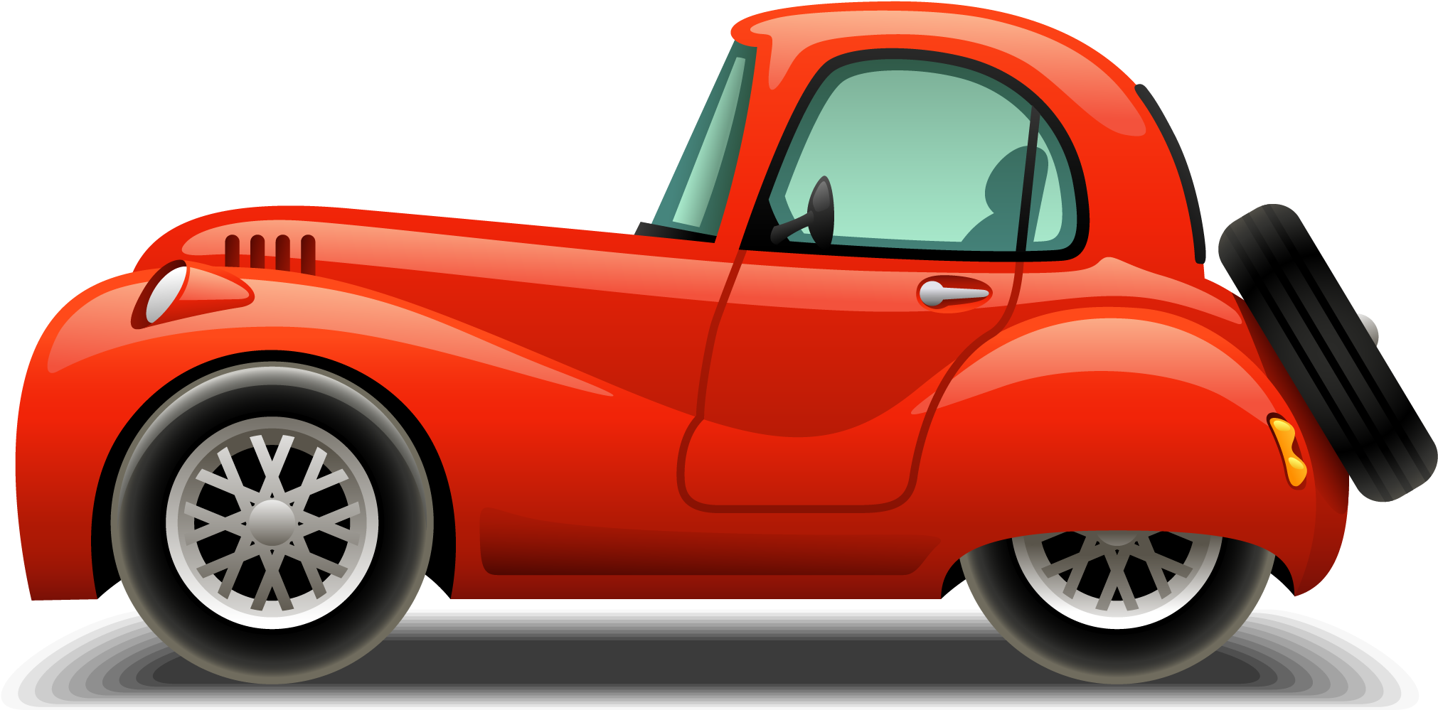 Car Sport Utility Vehicle Nissan Paladin - Car Cartoon Vector Png (2083x2083)