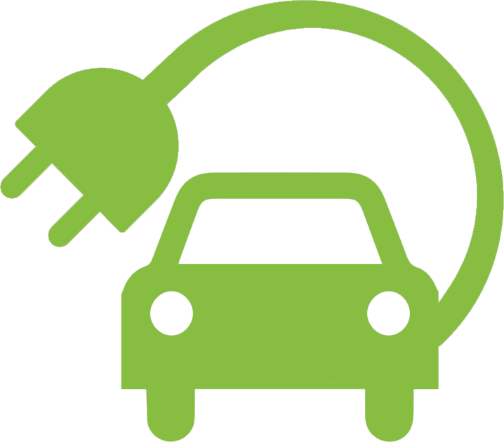 Electric Car Clipart - Electric Car Logo Png (718x629)