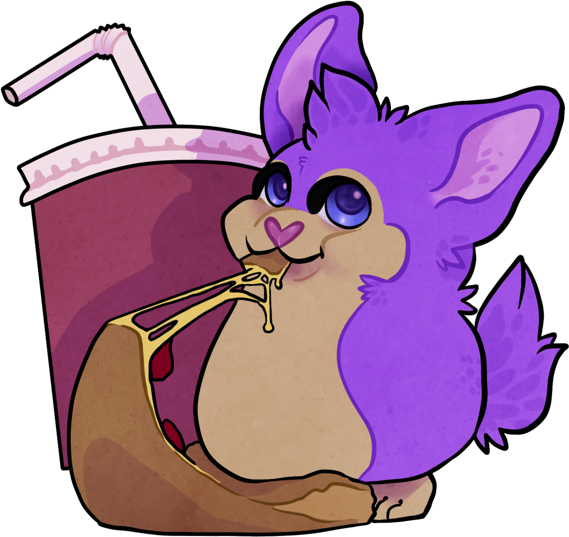 Cute Tattletail Game Fan Art Showing A Purple Baby - Tattletail Love (1280x1227)