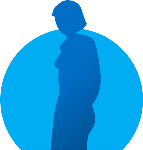 Answers Woman No Pain - Silhouette (598x598)